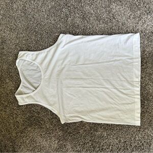 White Striped Lululemon Tank Top